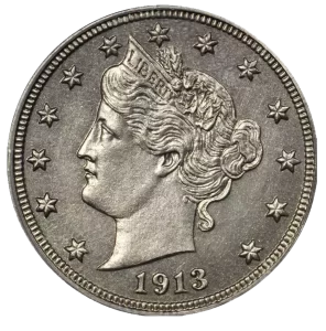 Billete de 1913 Liberty Head Nickel