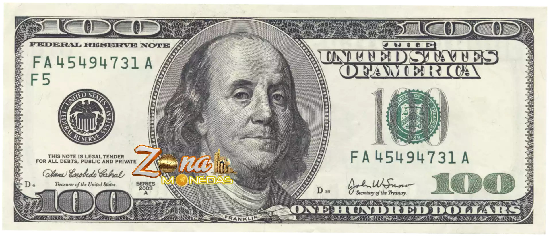 Dólar estadounidense - ZONA MONEDAS