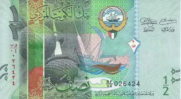 Dinar kuwaití - zona monedas